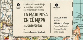 Presentación de ‘La mariposa en el mapa’ de Jorge Ordaz