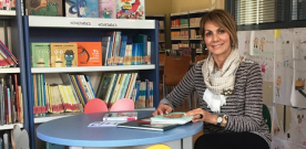 Enedina Suárez Laviana, coordinadora de las bibliotecas de San Martín del Rey Aurelio
