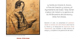 Homenaje a Toni Areces: XIII Encuentros de Literatura y Artes