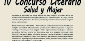 Convocado el IV Concurso Literario ‘Salud y Mujer’