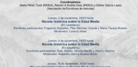 Ciclo de conferencias “La novela histórica en Asturias / La novela histórica n’Asturies” en el RIDEA