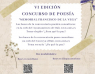 Convocada la VI Edición del Concurso de Poesía “Memorial Francisco de la Vega”