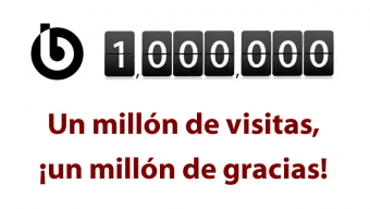 Un millón de visitas, ¡un millón de gracias!