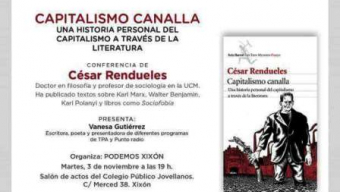 Conferencia de César Rendueles en Gijón