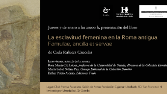 Presentación de ‘La esclavitud femenina en la Roma antigua’ de Carla Rubiera