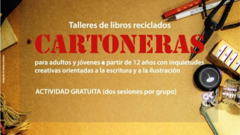 ‘Cartoneras’, talleres de libros reciclados en Gijón