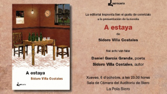 Sidoro Villa Costales presenta ‘A estaya’ en La Pola Siero