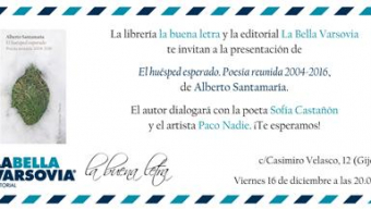Alberto Santamaría presenta ‘El huésped esperado’