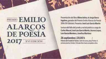 Once poemarios optan al XVI Premio Emilio Alarcos que se falla hoy en Oviedo