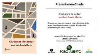 Presentación de ‘Ciudades de autor’ de José Luis García Martín