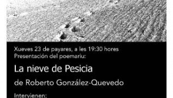 Presentación de ‘La nieve de Pesicia’ de Roberto González-Quevedo