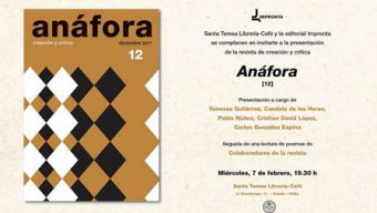 Presentación del número 12 de la revista ‘Anáfora’ en Oviedo