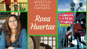 Rosa Huertas en el III Encuentro de Clubes de Lectura Infantiles de Asturias y Cantabria