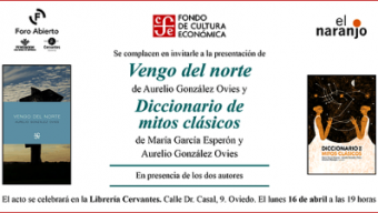Presentación de ‘Vengo del norte’ y ‘Diccionario de mitos clásicos’ en Oviedo