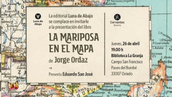 Presentación de ‘La mariposa en el mapa’ de Jorge Ordaz