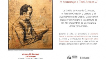 Homenaje a Toni Areces: XIII Encuentros de Literatura y Artes