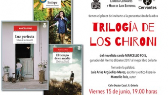 Marcello Fois, el gran novelista sardo, en Asturias para presentar la trilogía de los Chironi