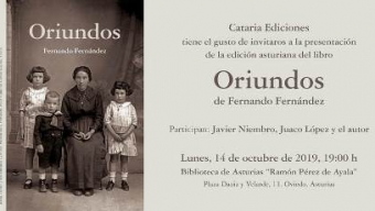 Fernando Fernández presenta ‘Oriundos’ en la Biblioteca de Asturias