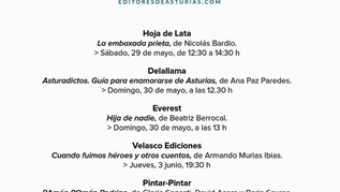 Diez editoriales asturianas en la Feria del Libro de León