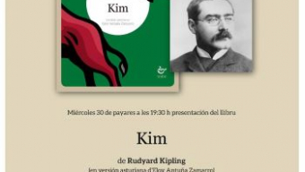 Presentación de la traducción al asturianu de la novela ‘Kim’ de Rudyard Kipling