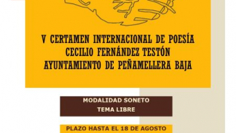 Convocado el Certamen de Poesía Cecilio J. Fernández Testón