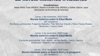 Ciclo de conferencias “La novela histórica en Asturias / La novela histórica n’Asturies” en el RIDEA