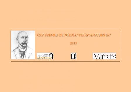 Premiu de Poesía “Teodoro Cuesta” 2015 Biblioasturias