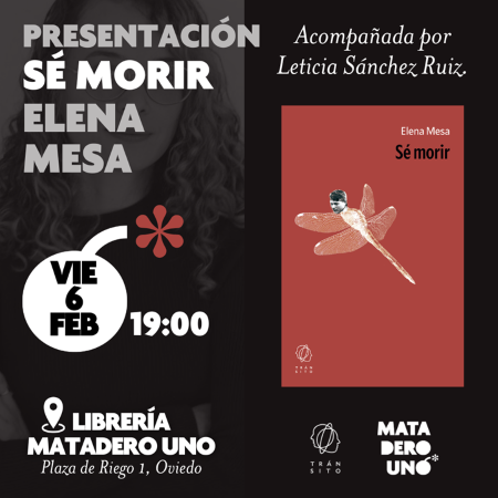 Elena Mesa presenta ‘Sé morir’